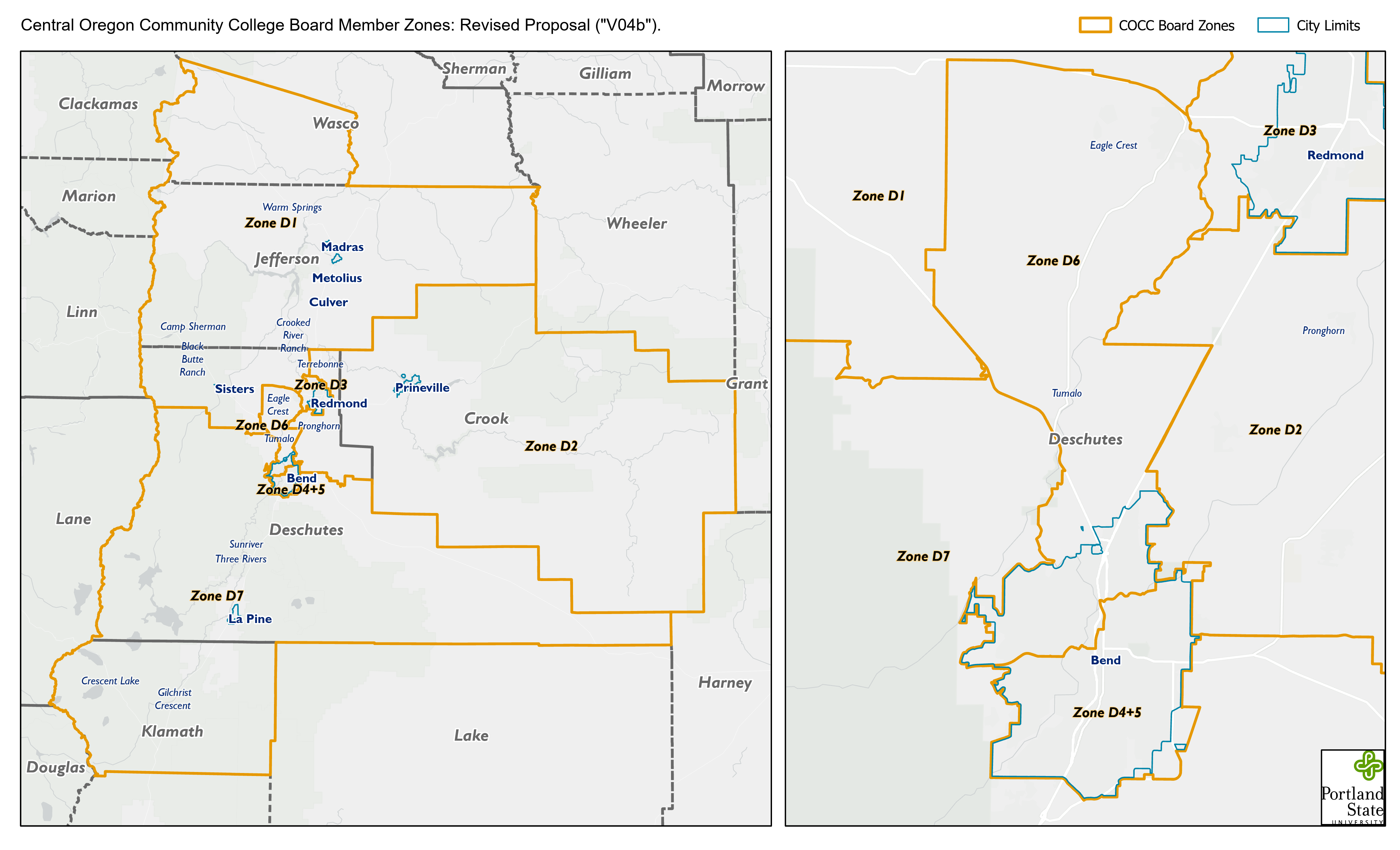 COCC Board Member Zones