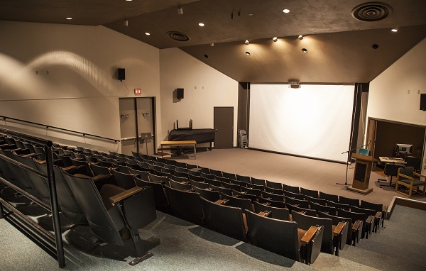 Hitchcock Auditorium stage view