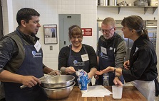 Chef Candy teaching a remote course