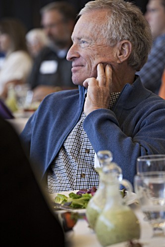 2014 President's Scholarship Luncheon- Listening to the Speakers