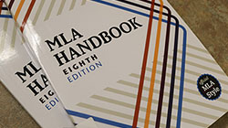 Photo of the MLA handbook