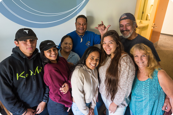 Parents and family helping Central Oregon Community College Students move in to Wickiup Hall