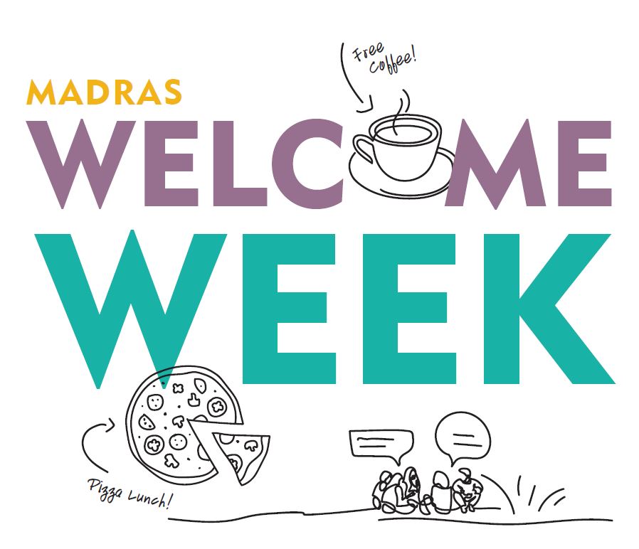 Madras Welcome Week logo