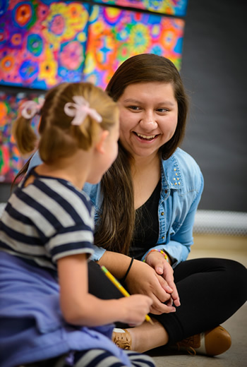 DALE - student with preschooler