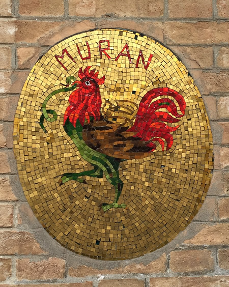 Muran glass mosaic