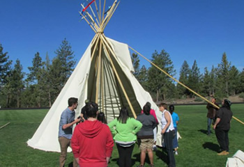 Mazama Field Teepee