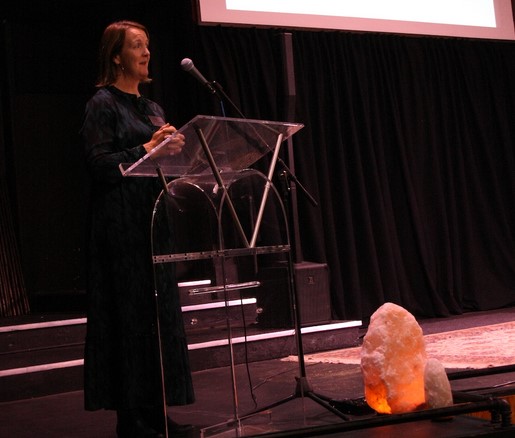 Noelle Bell Copley at Sustainability Awards ceremony