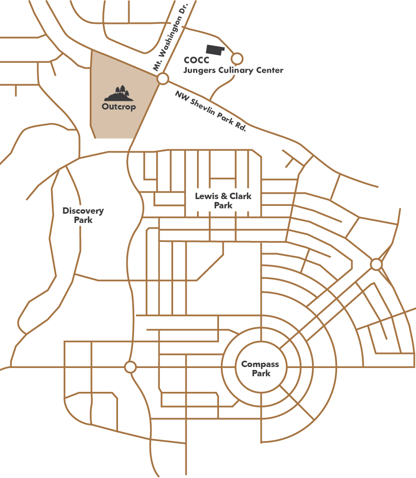 Outcrop Location Map