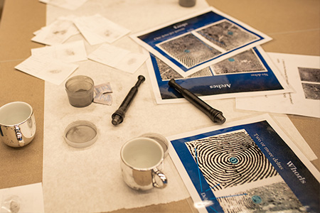 Criminal Justice fingerprint lab at Central Oregon Community College