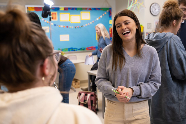 Central Oregon Community College Students Learning in Hands on Classroom Setting