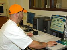 MATC Student at Computer